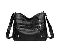 ModaZeal Vintage Small Crossbody Bag for Women Multi-pockets Ladies Handbags Soft PU Leather Shoulder Bags for Travel Work Shopping