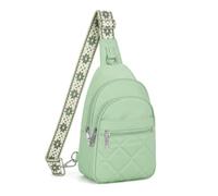ModaZeal Women Anti-theft Crossbody Bag Quilted Sling bag Nylon Chest purse | Lightweight Chest Sling Bag, Over Shoulder Bags Women with Lock Ring, Waterproof Fanny Pack Crossbody for Daily Work Travel