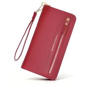 ModaZeal Women's Clutch Wallet Long PU Leather Purses for Women Wristlet Wallets Long Clutch Wallet Ladies Phone Purse Card Holder with Multiple Card Slots