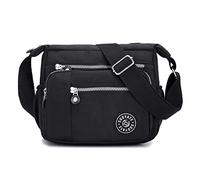 ModaZeal Women's Multi-Pocket Crossbody Casual Nylon Shoulder Bag Handbag