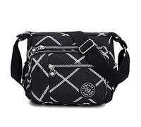 ModaZeal Women's Multi-Pocket Crossbody Casual Nylon Shoulder Bag Handbag