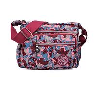 ModaZeal Women's Multi-Pocket Crossbody Casual Nylon Shoulder Bag Handbag