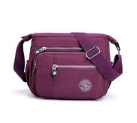 ModaZeal Women's Multi-Pocket Crossbody Casual Nylon Shoulder Bag Handbag | Lightweight Messenger Purse with Multi-Pocket, Water-Resistant Nylon, Adjustable Strap, Ideal for Shopping Commutes Travel