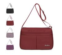 ModaZeal Women's Multi-Pocket Nylon Tote Water Resistant Crossbody Handbag