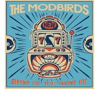 Modbirds, The - Spin It To Win It (Milky White W/ Red/Blue