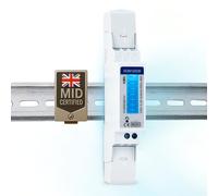 Modbus Single-Phase, Electric Energy Meter (SDM120DB Electricity Meter) - 1U DIN-Rail Mounted kWh Meter with 45 Capability - Pulse Output 1 1000imp/kWh - 18/1P Module