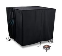 Modchase Fire Pit Cover, Waterproof Square Firepit Cover - 84x84x61cm | Heavy Duty Outdoor Patio Cover With Handles & Buckles