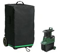 Modchase Garden Shredder Cover,Power Tool Cover Waterproof with Handles & Drawstring for Wood Chipper, Fits Chippers Shredders & Mulchers Log Splitter Cardboard Shredders Wolf Garten Tools-45x65x98cm