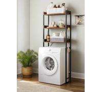 Modcraft 3-Tier Over-The-Toilet Storage Shelf - Rustic Brown| Industrial Bathroom Organizer