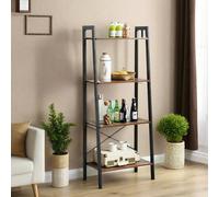 Modcraft 4-Tier Ladder Shelf - Industrial Bookshelf
