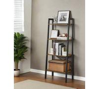 Modcraft 4-Tier Ladder Shelf - Rustic Bookshelf