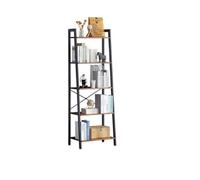 Modcraft 5-Tier Ladder Shelf - Industrial Bookshelf And Plant Stand