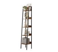 Modcraft 5 Tier Narrow Ladder Shelf, Rustic Style , 170Cm