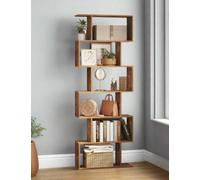 Modcraft 6-Tier Modern Style Bookcase Shelf - Storage Unit