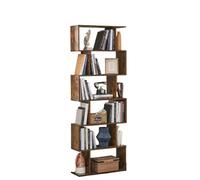 Modcraft 6-Tier Modern Style Bookcase Shelf - Storage Unit