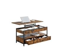 Modcraft Coffee Table With Storage Drawers - Industrial Style