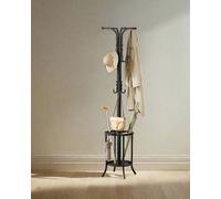 Modcraft Elegant Freestanding Coat Stand With Umbrella Storage - Black