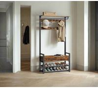 Modcraft Entryway Hall Tree with Shoe Bench and Storage