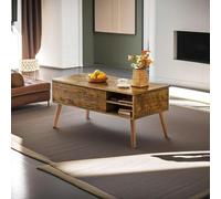 Modcraft Industrial Coffee Table with Hidden Storage