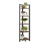 Modcraft Industrial Style 5-Tier Freestanding Corner Shelf