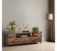 Modcraft Industrial TV Stand for up to 65-Inch TV - Media Console with 3 Drawers & 3 Open Shelves