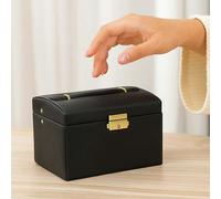 Modcraft Large Jewelery Box Organizer Drawer Cabinet Necklace Storage Case - Black