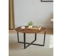Modcraft Large Round Coffee Table , 88Cm Diameter , Brown