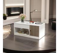 Modcraft Lift Top Coffee Table with Storage - Wooden Centre Table