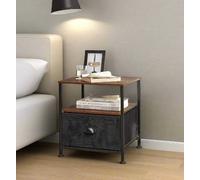 Modcraft Nightstand Featuring Fabric Drawer - Bedside Table