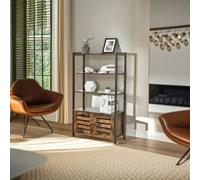 Modcraft Rustic Brown Cabinet with Double Shutter Doors