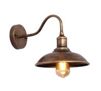 Moddeny Rural Retro Outdoor Wall Lights Gooseneck Waterproof Porch Wall Light 9.3 Inch Farmhouse Barn Light Exterior Anti-Rust Garage Light Vintage Wall Mount Light Fixture