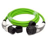 Mode 3 Type 2 Plug EV (Electric Car/Van) Charging Cable 5 Metres 32 Amp (Three-Phase 22KW Masterplug Colour: Green)