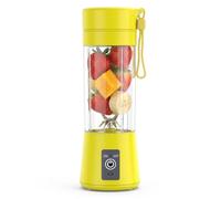 MODE BLEND Portable Blender | Personal Blender USB Rechargeable | Mini Blender for Smoothie, Fruit Juice, Milk Shakes | Six 3D Blades for Great Mixing (Yellow)