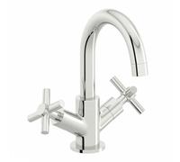 Mode Tate Basin Mixer tap with Slotted Waste - Chrome Basin Mixer tap, Round Basin Mixer taps, Bathroom taps Reliable