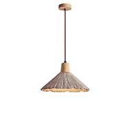 MODEBHD Nordic Micro Cement Pendant Lamp Decor Drop Lighting Fitting Solid Wood Lamp Head Chandelier Living Room Light Fixture Dining Hall Hanging Lamp Bedroom Coffee Shop Suspension Lamps Spotlight