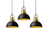 MODEBHD Pendant Lamps Modern Industrial Hanging Lamp Black Sandblast Pot Cover Ceiling Lamps Plating Accessory Adjustable Chandelier Hanging Ceiling Lamp Restaurant Farmhouse Supermarket