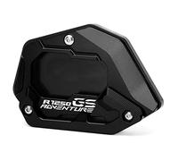 Modeer for BMW R1250GS Adventure 2018-2024 (Not for Lowered Vehicles) Motorcycle CNC Support Extension Plate Kickstand Side Stand Pad r 1250 gs adv r1250gsa Accessories (Black)
