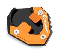 Modeer for K.T.M 1290 super duke R/EVO 1390 super duke R/EVO ~2024 Motocycle CNC Kickstand Side Stand Enlarge Extension Pad 1290 1390 Accessories (black/orange-type 2)