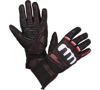 Modeka Air Ride Motorcycle Gloves, black/white/red, size 8