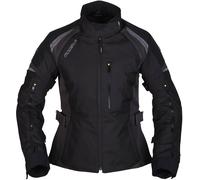 Modeka Amberly, textile jacket waterproof women 50 Black/Dark Grey