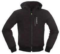 Modeka Clarke waterproof Motorcycle Textile Jacket, black, size XL for Men