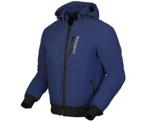 Modeka Clarke waterproof Motorcycle Textile Jacket, blue, size S