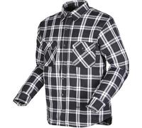 Modeka Colden Motorcycle Shirt, black/white, size 5XL