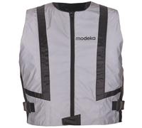 Modeka Doc Silver Warning Vest, grey, size 4XL for Men