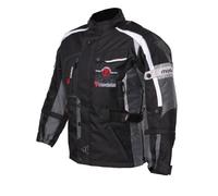 Modeka El Chango Kids Motorcycle Textile Jacket, black-grey, size M 164