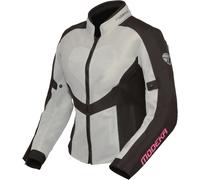 Modeka Emma Air Ladies Motorcycle Textile Jacket, black-grey, size 38 for Women