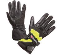 Modeka Freeze Evo waterproof Motorcycle Gloves, black-yellow, size 2XL for Men