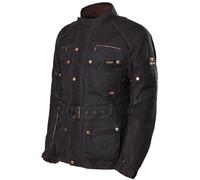 Modeka Glasgow Wax Jacket, black, size 6XL for Men