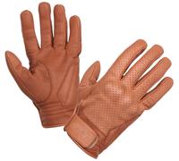 Modeka Hot Classic perforated Motorcycle Gloves, brown, size XL for Men