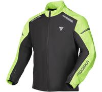 Modeka Hydroflex Ladies Motorcycle Rain Jacket, black/neon, size 44
